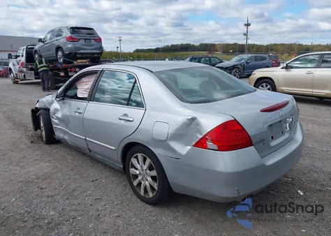 2007 Honda Accord 3.0 Se из США, поврежденный, VIN 1HGCM66497A005590